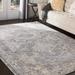 Randalia 2' x 2'11" Traditional White/Ivory/Black/Brown/Gray/Olive/Light Slate/Dark Red Area Rug - Hauteloom