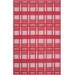 Kellerman 8' x 11' Transitional Flatweave Farmhouse Stripes Wool Burgundy/Cream/Dusty Pink/Red Area Rug - Hauteloom