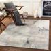 Gasquet 8'10" x 12' Modern Light Gray/Charcoal/Dark Blue/Light Sage/Yellow/Light Slate/Navy Area Rug - Hauteloom