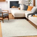 Meadowbank 7'10" x 10' Modern Cream/Light Gray/Charcoal/Light Beige/Medium Gray/Peach Area Rug - Hauteloom