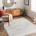 Gormania 7'10" x 10' Traditional Light Gray/Medium Gray/Charcoal/Off White Area Rug - Hauteloom