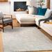 Cowbridge 6'7" x 9'6" Modern Cream/Light Gray/Charcoal/Light Beige/Medium Gray/Peach Area Rug - Hauteloom