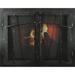 Williston Forge Koval Cabinet Style Steel Fireplace Door Steel in Gray | 33 H x 42 W x 3 D in | Wayfair 0EED794268954FF3BE3E93A3A2D09FE5