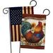 Breeze Decor Country My Heart 2-Sided Polyester 19 x 13 in. Garden Flag in Black/Brown | 18.5 H x 13 W in | Wayfair