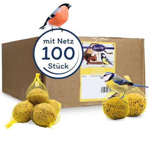 100 Stk. Lyra Pet® Meisenknödel mit Netz