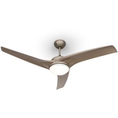 Klarstein - Figo Deckenventilator 2-in-1: Ventilator & Deckenlampe ø 52" (132 cm ) 3 Flügel 10.039