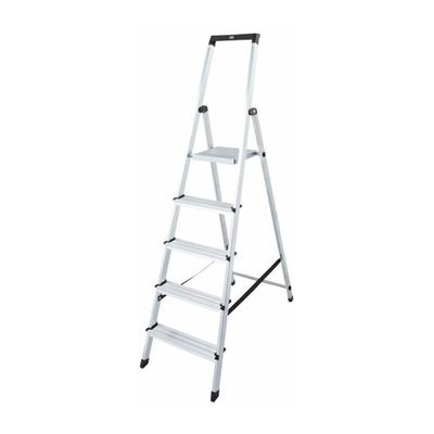 Krause - Monto Alu Stufen-Stehleiter solidy 1x 5 Tritte din en 131 Image