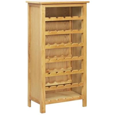 Vidaxl - Weinschrank 56 x 32 x 110 cm Massivholz Eiche