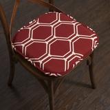 Red Barrel Studio® Mirage Indoor/Outdoor Chair Pad Cushion redPolyester | 1.5 H x 16 W in | Wayfair 84401A50AA244BA79E1F189FD542350B