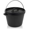 Mini Dutch Oven 800 ml 1 qt casserole en fonte Marmite en fonte - Bbq-toro