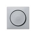 MEG5250-0460 cadre central avec bouton rotatif en aluminium système m - Merten