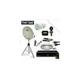 Pack satellite camping tntsat Trepied + Parabole pliable + Recepteur tntsat + kit satfinder + kit