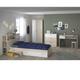 Charlemagne Chambre enfant complete - Tete de lit + lit + commode + armoire + bureau - contemporain