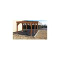 Sud Bois - kit Carport Bois Douglas Naturel Solide et Durable Avec couverture. Dim. 3.20 m x 5.10