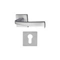 Pack poignée et rosace Aluminium - Ambiance - Finition Chrome perle