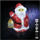 Fééric Lights And Christmas - Décoration lumineuse Père Noël avec lanterne 40 led h 30 cm - Feeric