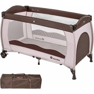 Travel cot for children 126x65x80cm with carry bag - cot bed, baby travel cot, pop up travel cot