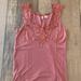 Anthropologie Tops | Anthropologie Moth Beaded Sleeveless Tank | Color: Pink | Size: S