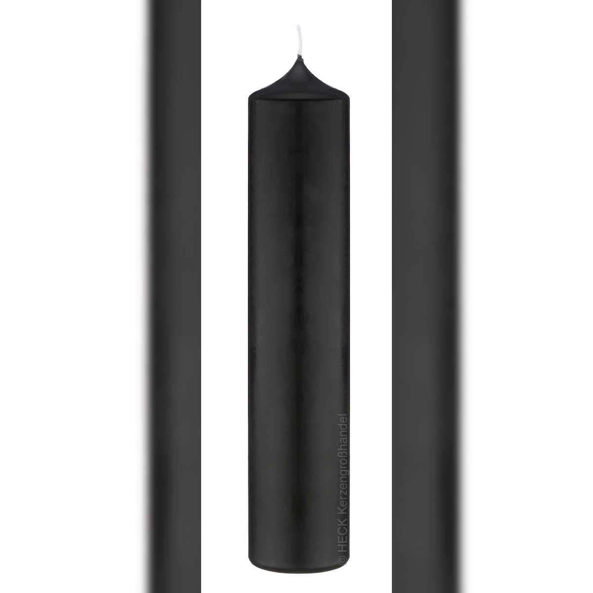 Kopschitz Kerzen Altarkerzen Schwarz 200 x Ø 50 mm, 12 Stück Image