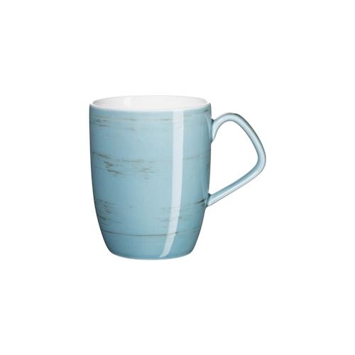 MÄSER Kaffeebecher 37,5 cl, Serie DERBY, Blau, 4er Set, 593023