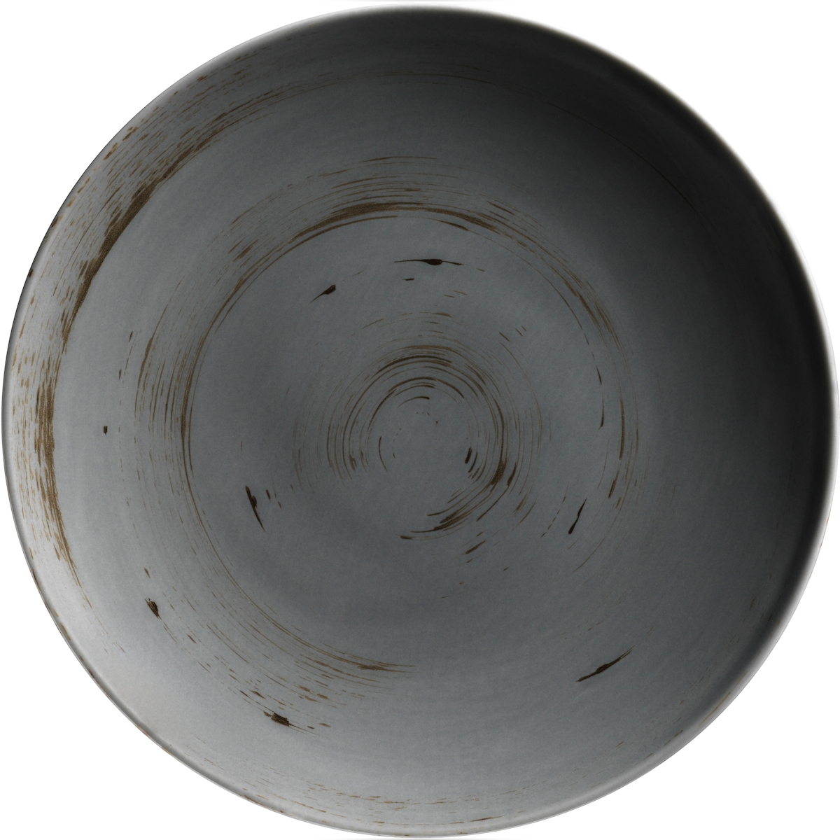 MÄSER Dessertteller rund 22,5 cm, Serie DERBY, Grau, 4er Set, 593071