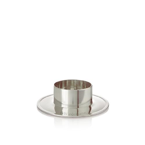 Kerzenhalter aus Alu Silber poliert für Ø 100 mm Kerzen, Taufkerzen, Hochzeitkerzen, Anlasskerzen