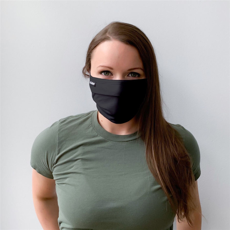 Tie on 100 Percent Cotton 3-Pleat Expansion Reusable & Washable Face Mask