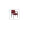 Boss Office Products Stackable Chair with Tapered Legs - Black Fabric