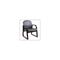 Boss Office Products Molded Mahogany Reception Chair Fabric - Black