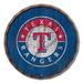 Texas Rangers 24" Cracked Color Barrel Top Sign