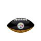 Wilson American Football NFL CITY PRIDE, Pittsburgh Steelers, Mischleder, Für Freizeitspieler, Schwarz/Gelb, WTF1523XBPT