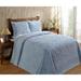 Rio Collection Chenille Bedspread by Better Trends in Blue (Size FULL/DOUBLE)