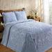 Ashton Collection Tufted Chenille Bedspread by Better Trends in Blue (Size TWIN)