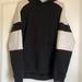 American Eagle Outfitters Tops | American Eagle Black Colorblock Hoodie Medium | Color: Black/Pink | Size: M