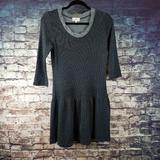 Anthropologie Dresses | Anthropologie Puella Knit Dress | Color: Black/Gray | Size: S