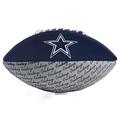 Wilson American Football NFL CITY PRIDE, Dallas Cowboys, Mischleder, Für Freizeitspieler, Blau/Silber, WTF1523XBDL