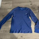 American Eagle Outfitters Shirts | American Eagle Thermal Long Sleeve | Color: Blue | Size: M