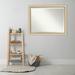 House of Hampton® Rioux Elegant Beveled Wall Mirror Plastic in Black/Yellow | 45 H x 35 W x 1.375 D in | Wayfair 06B4E0E7EADC4CE796B8A89158C86D75