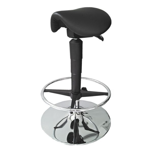 mey chair Hocker »A12« mit Sattelsitz silber Image