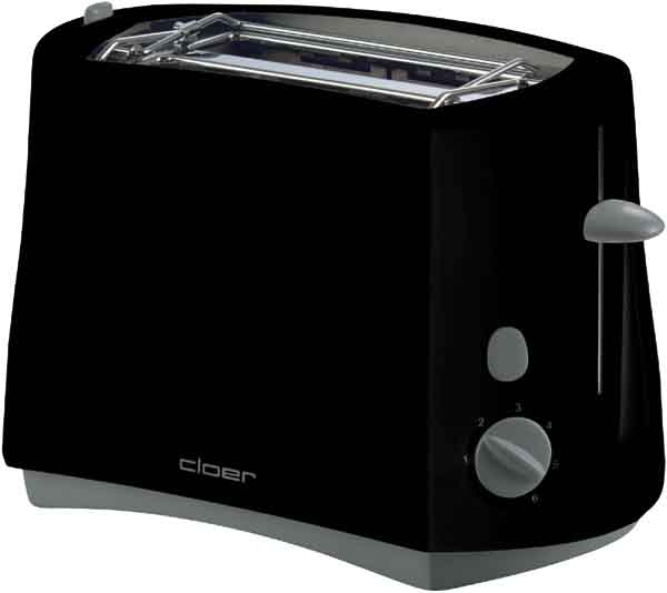 Cloer Toaster 2 Scheiben 3310 sw Image
