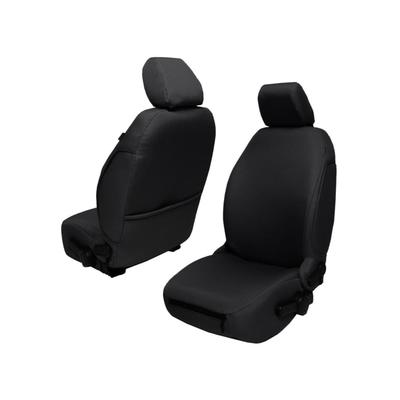 Bartact Jeep JKU Seat Covers Rear Split Bench 2013-2017 Wrangler JKU Baseline Performance Black JKBC2013R4B