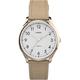 Timex Easy Reader 32mm Damenuhr mit blauem Lederband TW2T72400