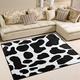Use7 Cartoon Cow Print Area Rug Rugs for Living Room Bedroom 160cm x 122cm(5.3 x 4 feet)