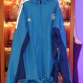 Adidas Jackets & Coats | Adidias X Parley Boston Marathon Running Jacket | Color: Blue/Green | Size: Xl