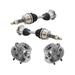 1998-1999 Dodge Durango Axle and Wheel Hub Assembly Kit - TRQ