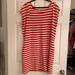 Anthropologie Dresses | Anthropologie Red And White Striped Dress | Color: Red/White | Size: L