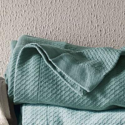 Manila Egyptian Cotton Blanket, King, Teal