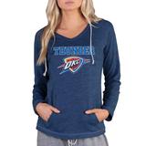 Women's Concepts Sport Navy Oklahoma City Thunder Mainstream Terry Hooded Top