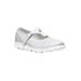 Extra Wide Width Women's TravelLite Mary Jane Sneaker by Propet® in White (Size 6 WW)
