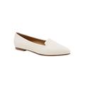 Extra Wide Width Women's Harlowe Slip Ons by Trotters® in Off White (Size 7 WW)